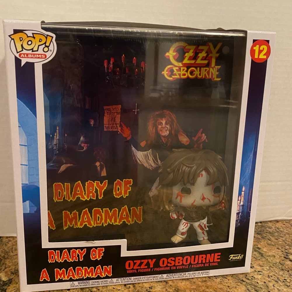 Funko Pop! Rocks Ozzy Osbourne #12 Diary of a Madman Pop Albums Vinyl Figure